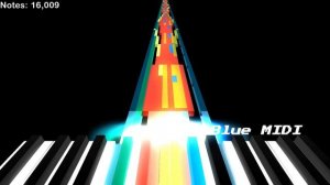 [Black MIDI] Blue MIDI 1 Octave Challenge ~ 93K Notes