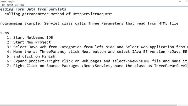 Three Parameter Servlet Example смотреть онлайн