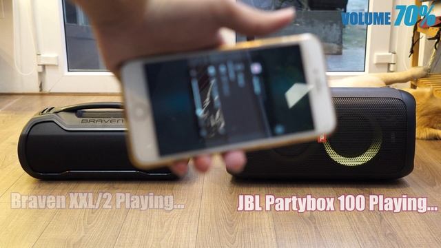 Solo Braven XXL/2 vs JBL Partybox 100 Sound test l Braven hay Jbl ?!! смотреть онлайн