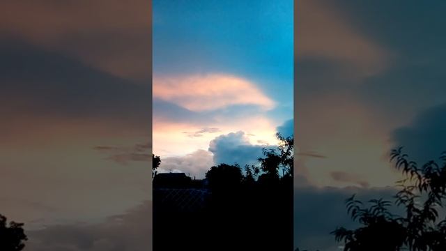 Краски заката на даче, любуемся волшебными красками солнца-волшебника света!!!! смотреть онлайн