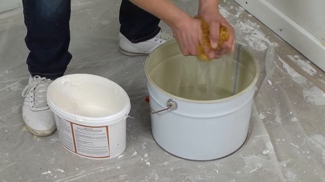 Paritet Decor MatiereGub – нанесение с помощью морской губки