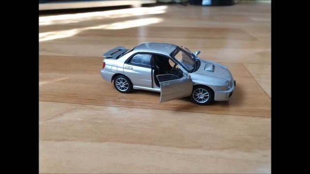 Diecast Subaru Impreza 1:43 scale. Автомодели.Обзор. смотреть онлайн