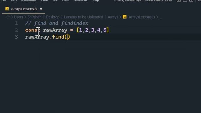 Javascript Arrays find and findIndex смотреть онлайн