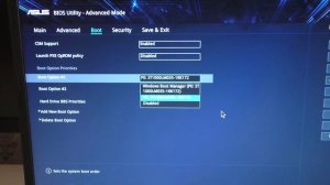 Reboot and Select proper Boot device Windows 10