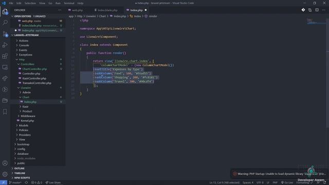 Tutorial Laravel || Membuat Charts di Livewire dengan Livewire Charts смотреть онлайн