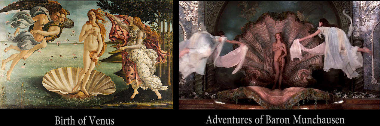 Сцены из фильмов, вдохновленные картинами художников смотреть онлайн