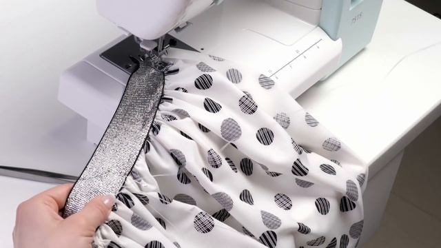 Простая юбка на декоративной резинке смотреть онлайн