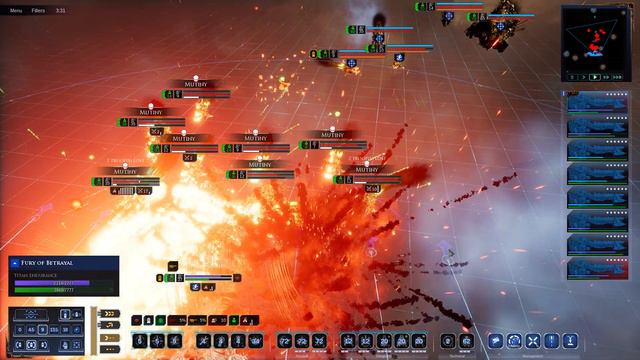 Death Guard vs Orks - Skalgrim Mod - Massive Battle - Battlefleet Gothic Armada 2 смотреть онлайн
