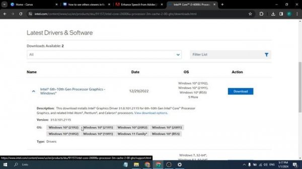 How To Download & Install Intel hd Graphics Driver For windows 10 / 11 (2024)