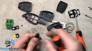 Замена корпуса ключа Вольво (Volvo) V50 S40 C50 S50 S60 C30 / Volvo Key Shell Change, replace