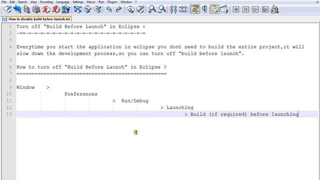 HOW TO TURN OFF BUILD BEFORE LAUNCH OPTION ECLIPSE DEMO смотреть онлайн