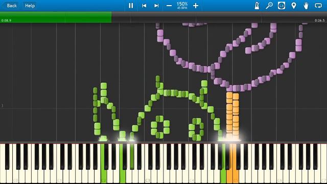 android lollipop on synthesia (midi Art) смотреть онлайн