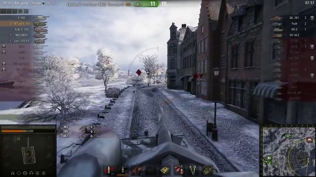 World Of Tanks Как Играть на Вафле 10 Фрагов и 10,000 Урона на Waffenträger auf E 100 смотреть онлайн