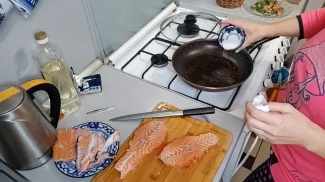 Стейк БАБОЧКА из СЁМГИ или лосося смотреть онлайн