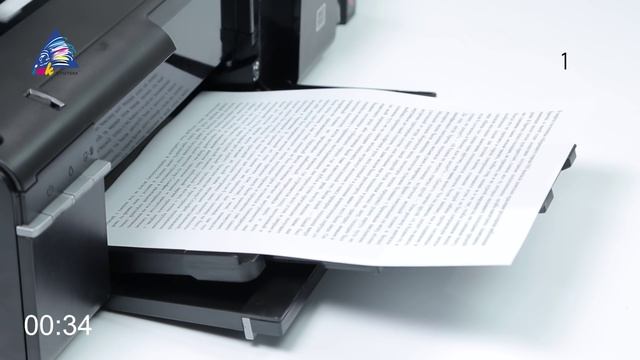 Epson L800: тест на скорость печати текста. Режим "ТЕКСТ" смотреть онлайн