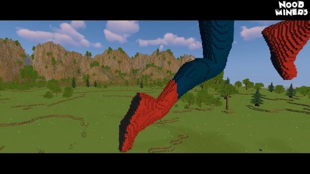 Minecraft SPIDER-MAN: INTO THE SPIDER-VERSE 2 STATUE BUILD CHALLENGE - NOOB vs PRO vs HACKER vs GOD смотреть онлайн