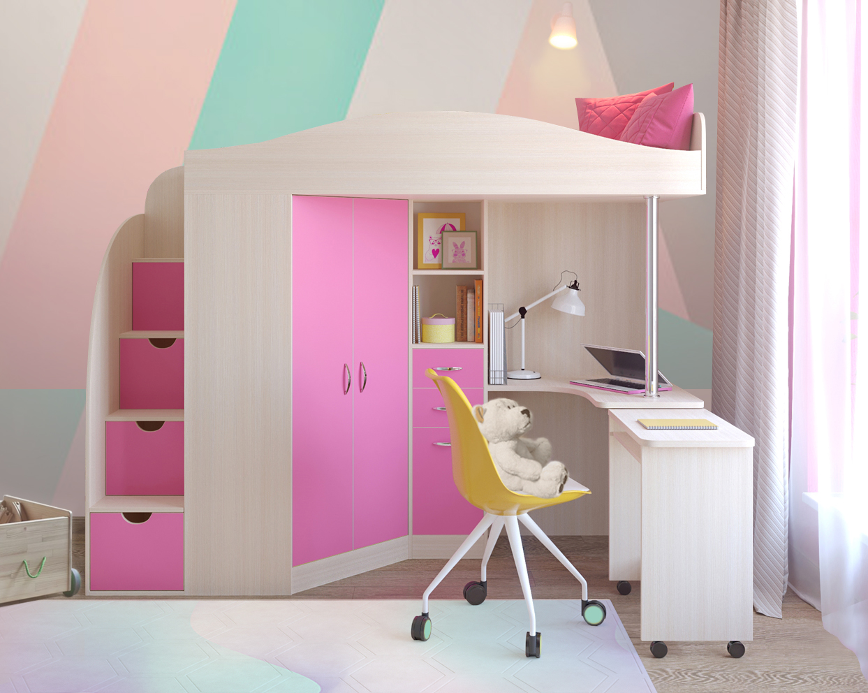 Сборка Кровати чердака Юниор 4 от фабрики КарИВи..mp4 смотреть онлайн