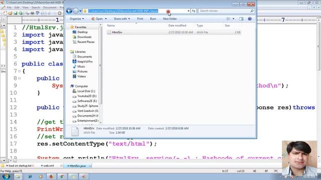 66 if main method is placed in our servlet program? | Adv Java Servlet Programming Tutorial смотреть онлайн
