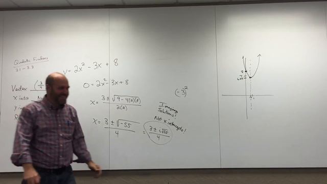 College Algebra Quadratic functions day 2