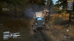 Обзор трактора МТЗ 82 в игре spintires mudrunner