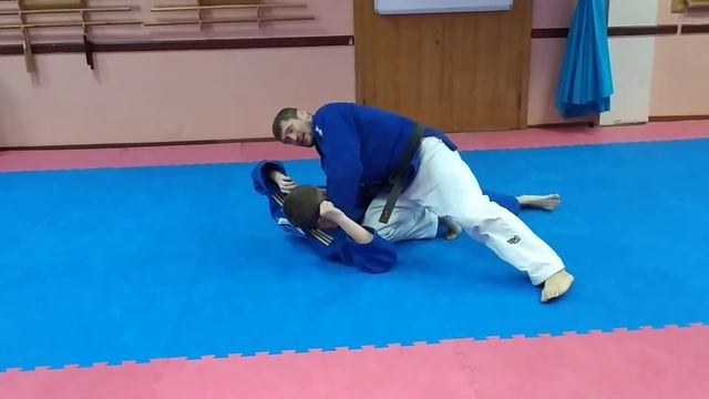 Защита от удушающего приёма "восьмерка" смотреть онлайн