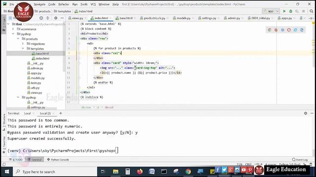 Rendering Bootstrap Cards| Eagle Education смотреть онлайн
