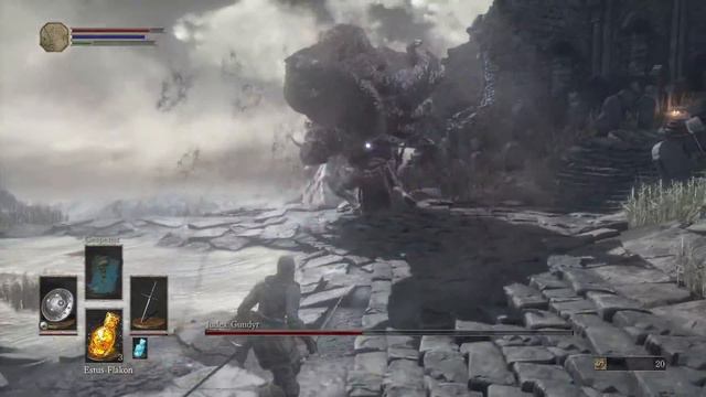 Dark Souls 3 - First Boss - PC 60 FPS смотреть онлайн