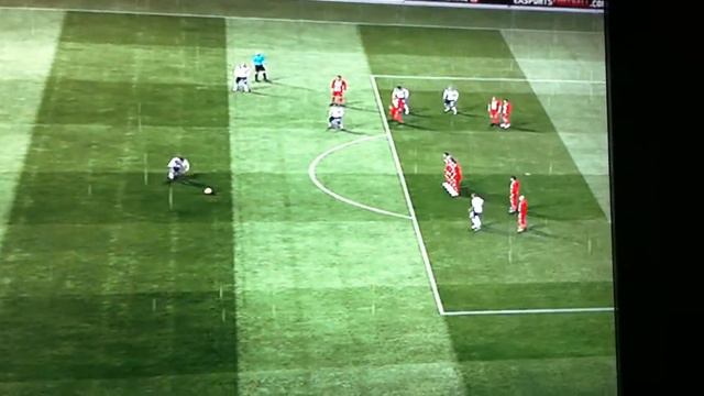 Fifa 11 - Frank Ribery 25yard FK. смотреть онлайн