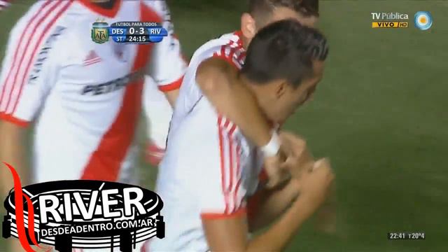 Gol de Ramiro Funes Mori a Desamparados [HD] смотреть онлайн