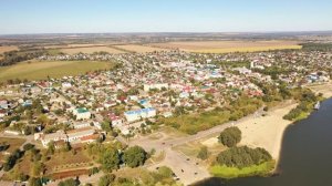 Город Павловск Воронежской области с высоты птичьего полета.