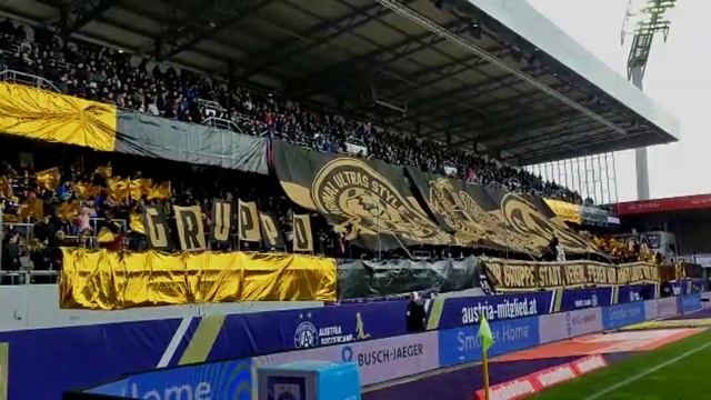 Austria Wien - Klagenfurt (1:1) / 03.04.22 / Choreo смотреть онлайн