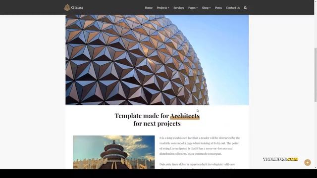 Glauss - Architecture and Creative Design WordPress Theme architecture factory Mizushima смотреть онлайн