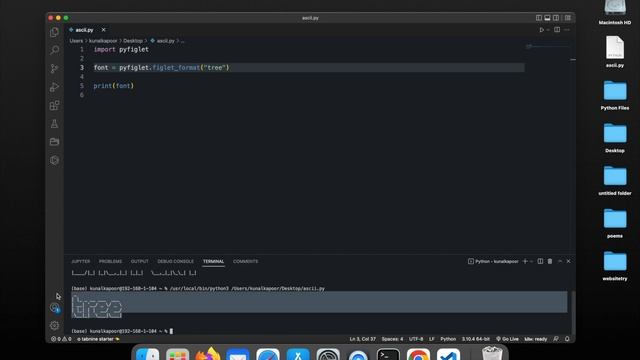 ASCII ART CREATOR PYTHON IN HINDI #python #pythonforbeginners #pythonprogramming #pythonhindi смотреть онлайн