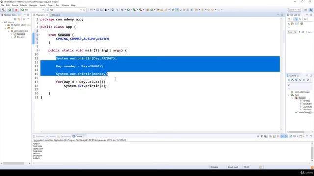 #26 Enums example | Java Programming: Step by Step from A to Z смотреть онлайн