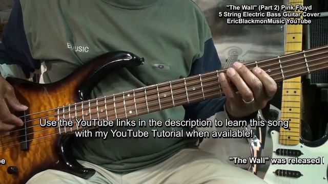 The Wall Pink Floyd 5 String Bass Guitar Cover - Another Brick In The Wall смотреть онлайн