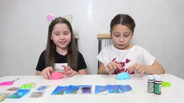 СЛАЙМ ЧЕЛЛЕНДЖ! ЯНУЛЯ VS ЛИЗА! Slime challenge ! Януля и Лиза делают СЛАЙМЫ смотреть онлайн