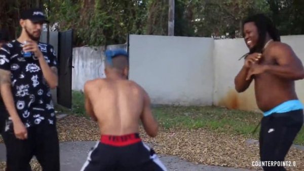 XXXTENTACION дерется