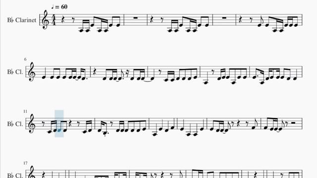 SUPER EASY Clarinet Sheet Music: How to play Diamonds by Rihanna смотреть онлайн