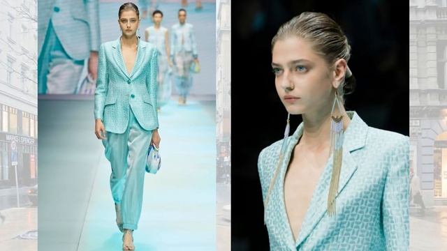 Emporio Armani мода в Милане весна-лето 2022 / Трендовая одежда и обувь смотреть онлайн