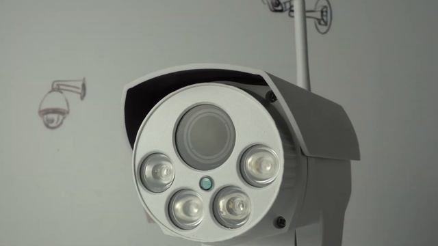 Поворотная PTZ камера с зумом и записью на карту памяти PCS117