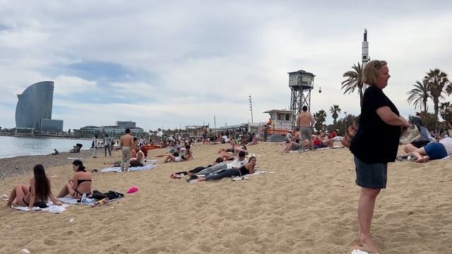 ? Barceloneta beach | Spain WALK | Barcelona walking tour | Spain | 4k 2023 смотреть онлайн