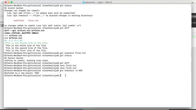Git Beginner Tutorial - Branches, Checkout and Merge смотреть онлайн