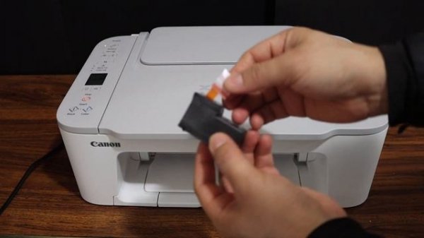 Install Setup Ink Cartridges Canon Pixma TS3400 Series All-In-One Printer.