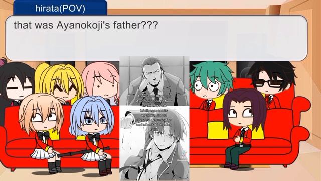 ?Classroom of the Elite's react to Ayanokoji' Father & White Room?| смотреть онлайн
