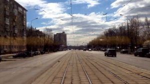 Москва, маршрут трамвая №36, часть 1.