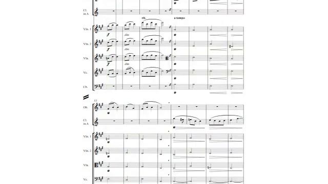 To a Wild Rose (MacDowell) Oboe , Clarinet, and Strings (Stanley M. Hoffman) - Scrolling Score Vide смотреть онлайн