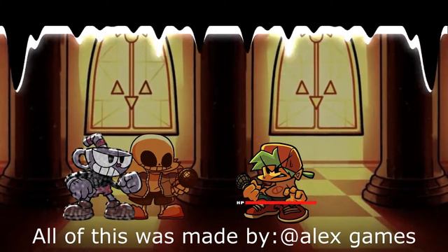 Burning in Hell But Cuphead is Helping Sans смотреть онлайн