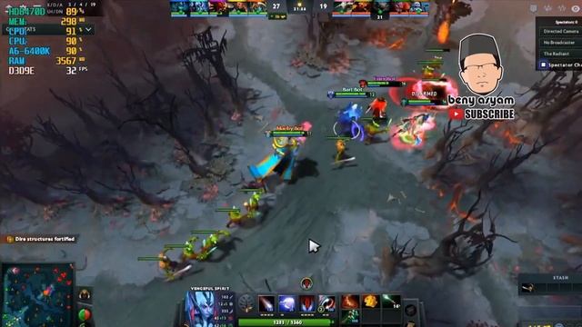 DOTA 2 A6 6400K iGPU смотреть онлайн