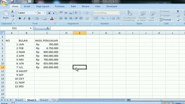 Cara Membuat Grafik Penjualan Menggunakan Excel. Khusus Buat Pemula. смотреть онлайн