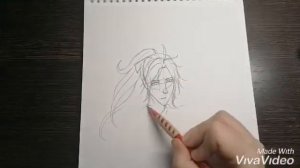 Аниме рисунок- Вей у Сянь арт (1 часть)